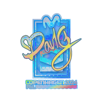 Sticker | dav1g (Holo) | Copenhagen 2024