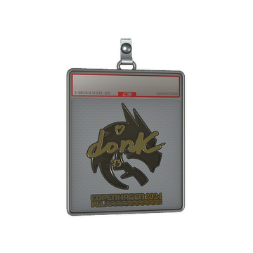 Sticker Slab | donk (Gold) | Copenhagen 2024