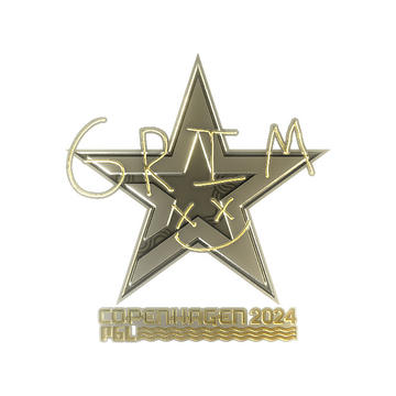Sticker | Grim (Gold) | Copenhagen 2024