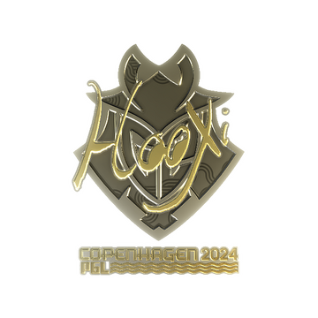 Sticker | HooXi (Gold) | Copenhagen 2024