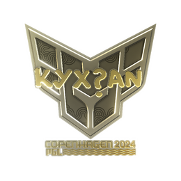 Sticker | kyxsan (Gold) | Copenhagen 2024
