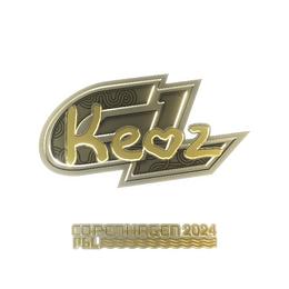 Sticker | Keoz (Gold) | Copenhagen 2024