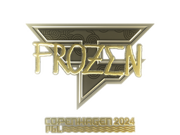 Sticker | frozen (Gold) | Copenhagen 2024