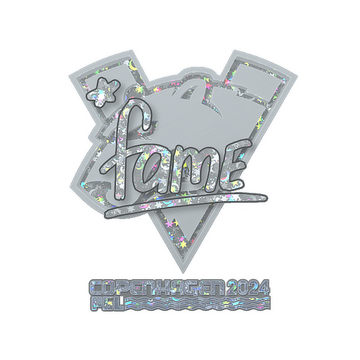 Sticker | fame (Glitter) | Copenhagen 2024