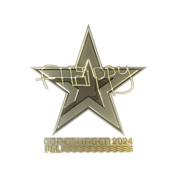 Sticker | floppy (Gold) | Copenhagen 2024