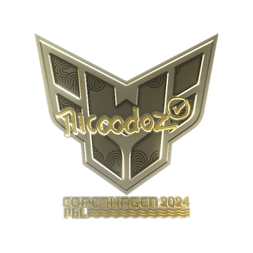 Sticker | nicoodoz (Gold) | Copenhagen 2024