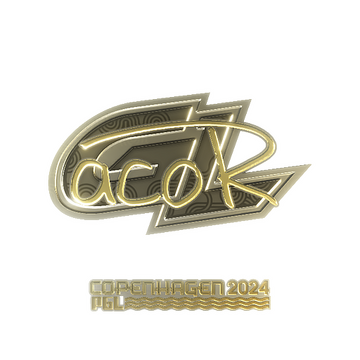 Sticker | acoR (Gold) | Copenhagen 2024