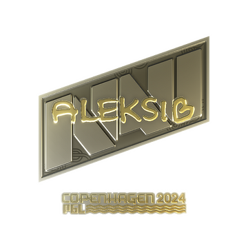 Sticker | Aleksib (Gold) | Copenhagen 2024