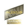 Sticker | Aleksib (Gold, Champion) | Copenhagen 2024