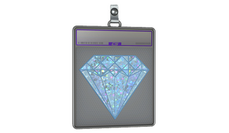 Sticker Slab | Blue Gem (Glitter)