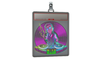 Sticker Slab | DJ Safecracker (Lenticular)