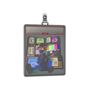 Sticker Slab | TV Installation (Lenticular)