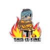 Sticker | This Is Fine (H)