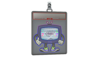 Sticker Slab | Global TV (Lenticular)