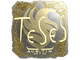 Sticker | TeSeS (Gold) | Austin 2025