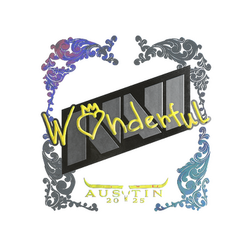 Sticker | w0nderful (Holo) | Austin 2025