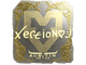 Sticker | xertioN (Gold) | Austin 2025