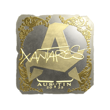Sticker | XANTARES (Gold) | Austin 2025