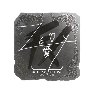 Sticker | zevy (Foil) | Austin 2025