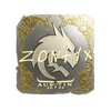 Sticker | zont1x (Gold) | Austin 2025
