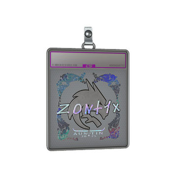 Sticker Slab | zont1x (Holo) | Austin 2025