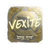 Sticker | vexite (Gold) | Austin 2025