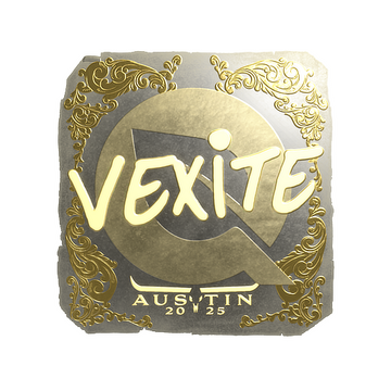 Sticker | vexite (Gold) | Austin 2025