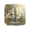 Sticker | VINI (Gold) | Austin 2025