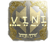 Sticker | VINI (Gold) | Austin 2025