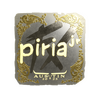 Sticker | piriajr (Gold) | Austin 2025