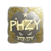 Sticker | phzy (Gold) | Austin 2025