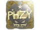 Sticker | phzy (Gold) | Austin 2025