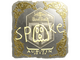 Sticker | spooke (Gold) | Austin 2025