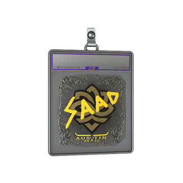 Sticker Slab | saadzin (Foil) | Austin 2025