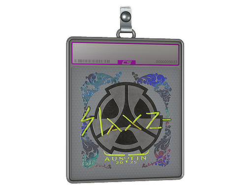 Sticker Slab | slaxz- (Holo) | Austin 2025