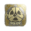 Sticker | slaxz- (Gold) | Austin 2025