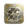 Sticker | skullz (Gold) | Austin 2025