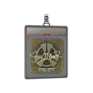 Sticker Slab | Swisher (Gold) | Austin 2025