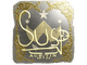 Sticker | susp (Gold) | Austin 2025
