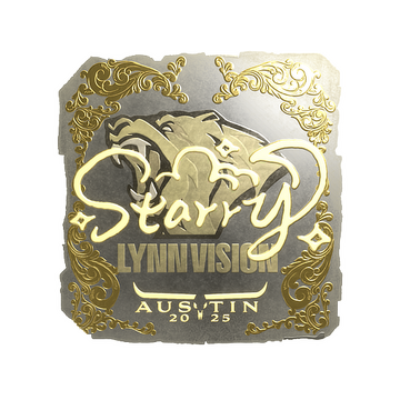 Sticker | Starry (Gold) | Austin 2025