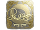 Sticker | regali (Gold) | Austin 2025