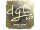 Sticker | dgt (Gold) | Austin 2025