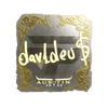 Sticker | dav1deuS (Gold) | Austin 2025