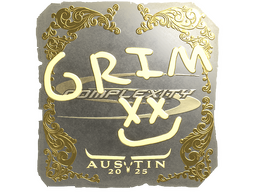 Sticker | Grim (Gold) | Austin 2025