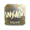 Sticker | insani (Gold) | Austin 2025