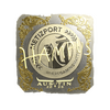 Sticker | hampus (Gold) | Austin 2025