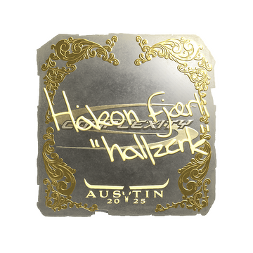 Sticker | hallzerk (Gold) | Austin 2025