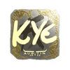 Sticker | kye (Gold) | Austin 2025