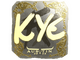 Sticker | kye (Gold) | Austin 2025
