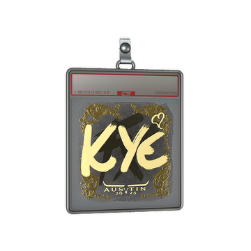 Sticker Slab | kye (Gold) | Austin 2025